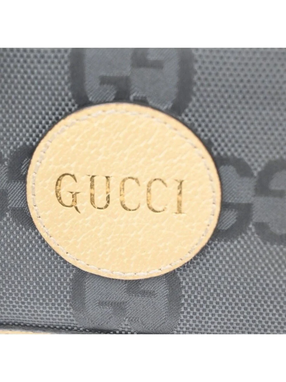 Gucci Off the Grid GG Logo Bifold Wallet Gray Nylon Leather